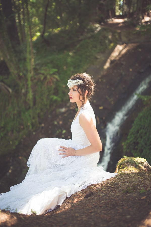 Dreamy Whimsical Vancouver  Island  Styled Bridal  Shoot 