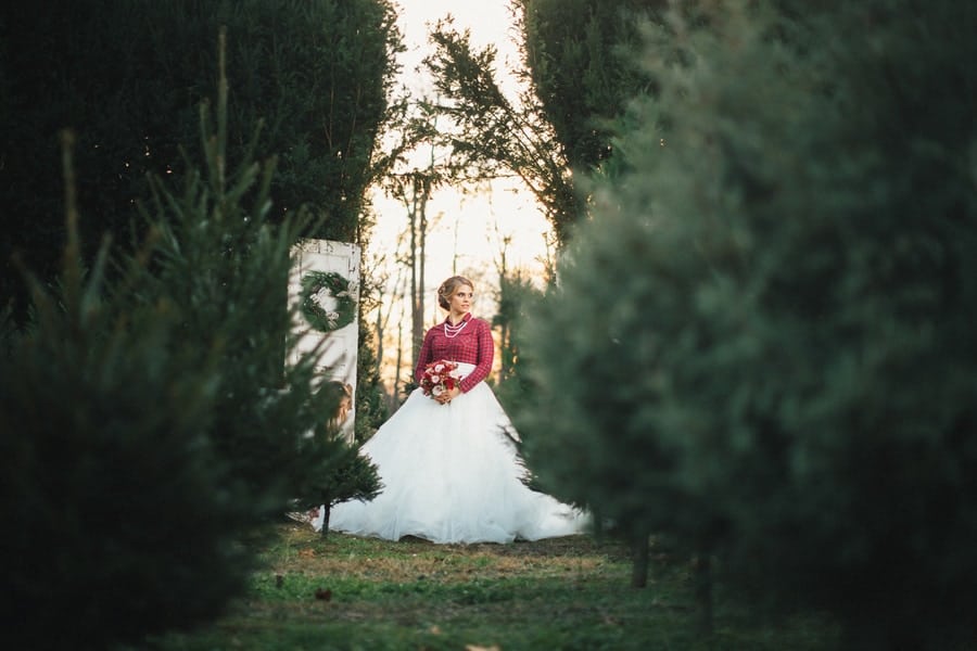 Christmas Winter Wedding Inspiration With A Festive Bride