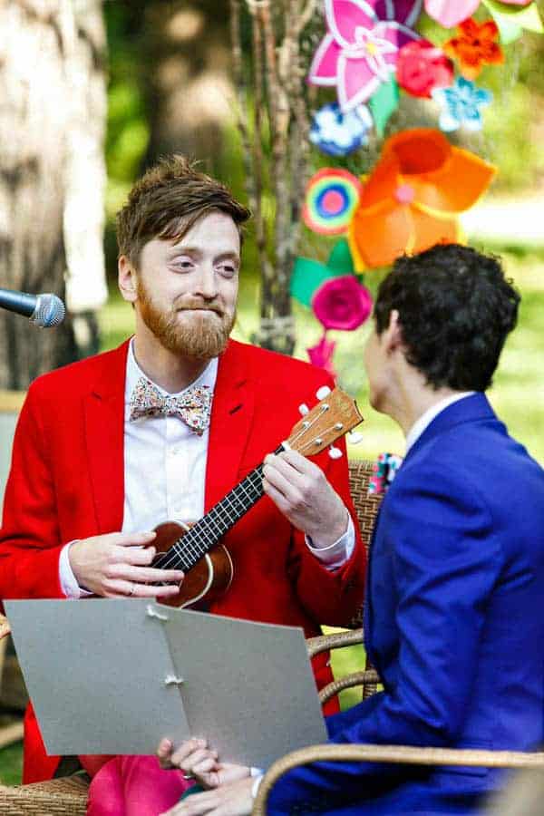 A Same Sex Colourful Handmade Wedding At A Forest Retreat In