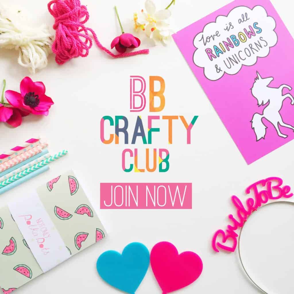 JOIN BB CRAFTY CLUB! - Bespoke-Bride: Wedding Blog