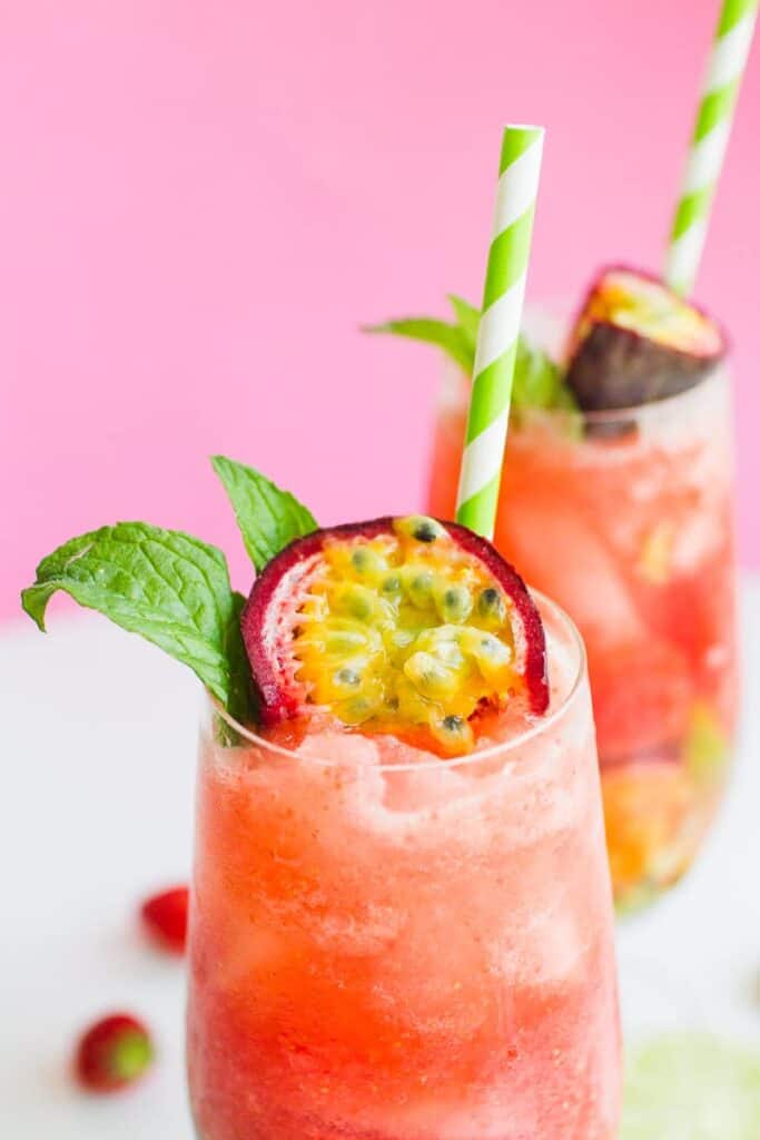 Passionfruit And Strawberry Mojitos Recipe The Perfect Summer Cocktail Bespoke Bride Wedding Blog 8533