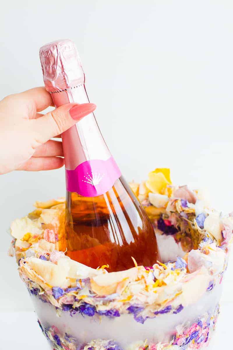 How to Make a DIY Floral Ice Bucket for Your Next Party