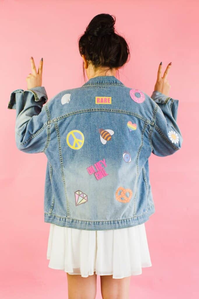 DIY DENIM BRIDE PATCH JACKET | Bespoke-Bride: Wedding Blog