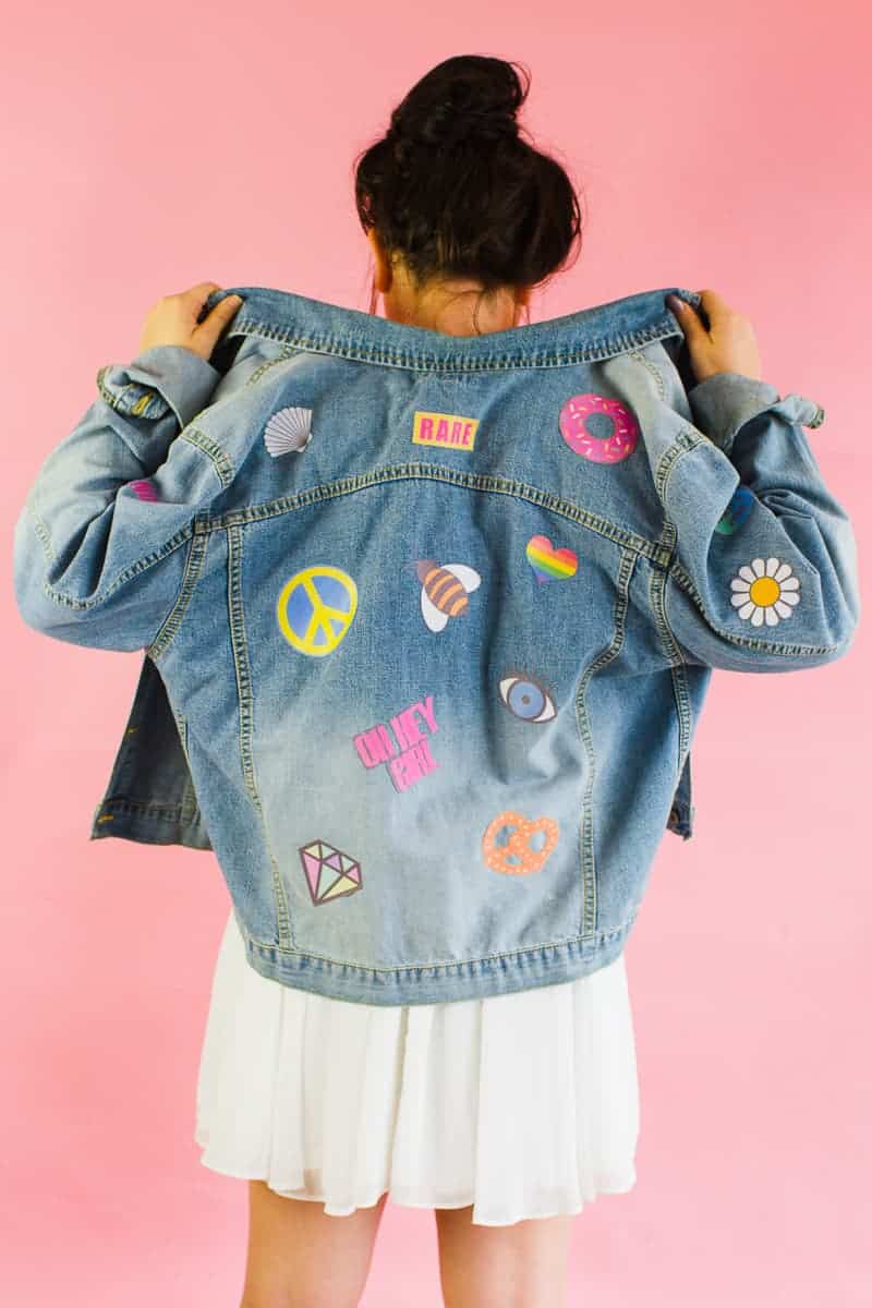 Here's how to DIY a painted denim jacket for spring - GirlsLife