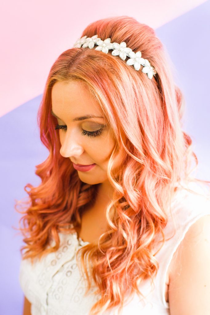 HOW TO WEAR WEDDING HEADBAND WITH HAIRSTYLE WEDDING 