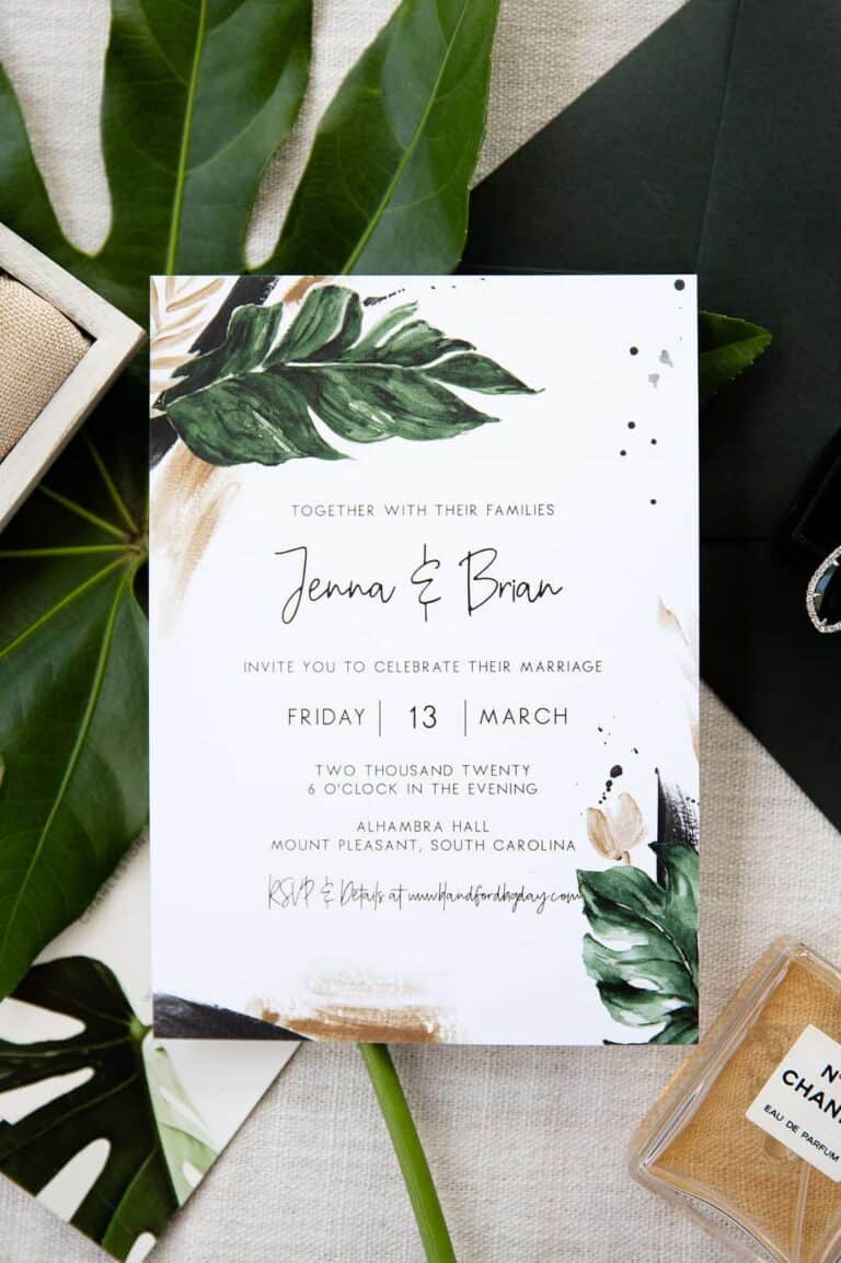 TROPICAL PALM LEAF WEDDING | Bespoke-Bride: Wedding Blog