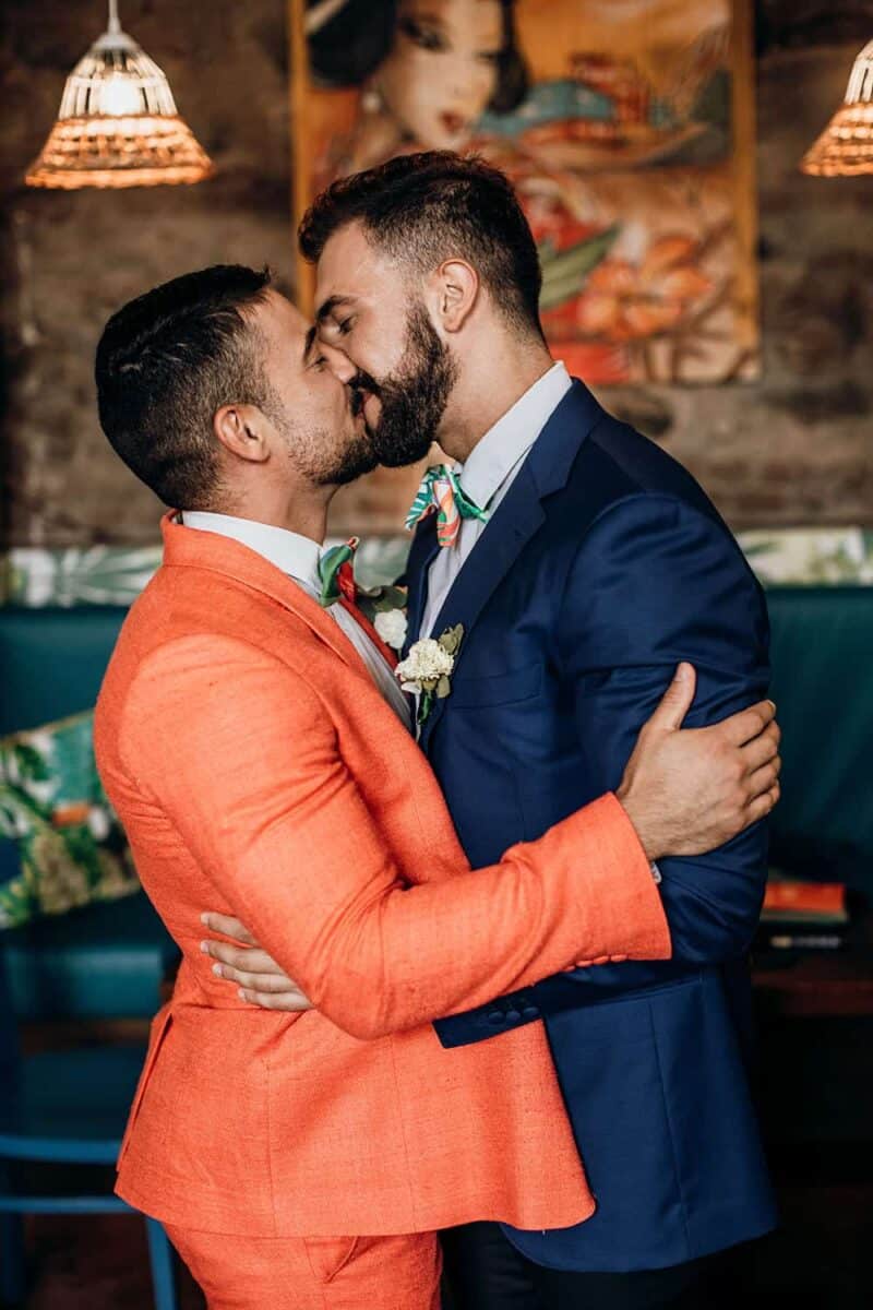 Stylish Same Sex Engagement Bespoke Bride Wedding Blog