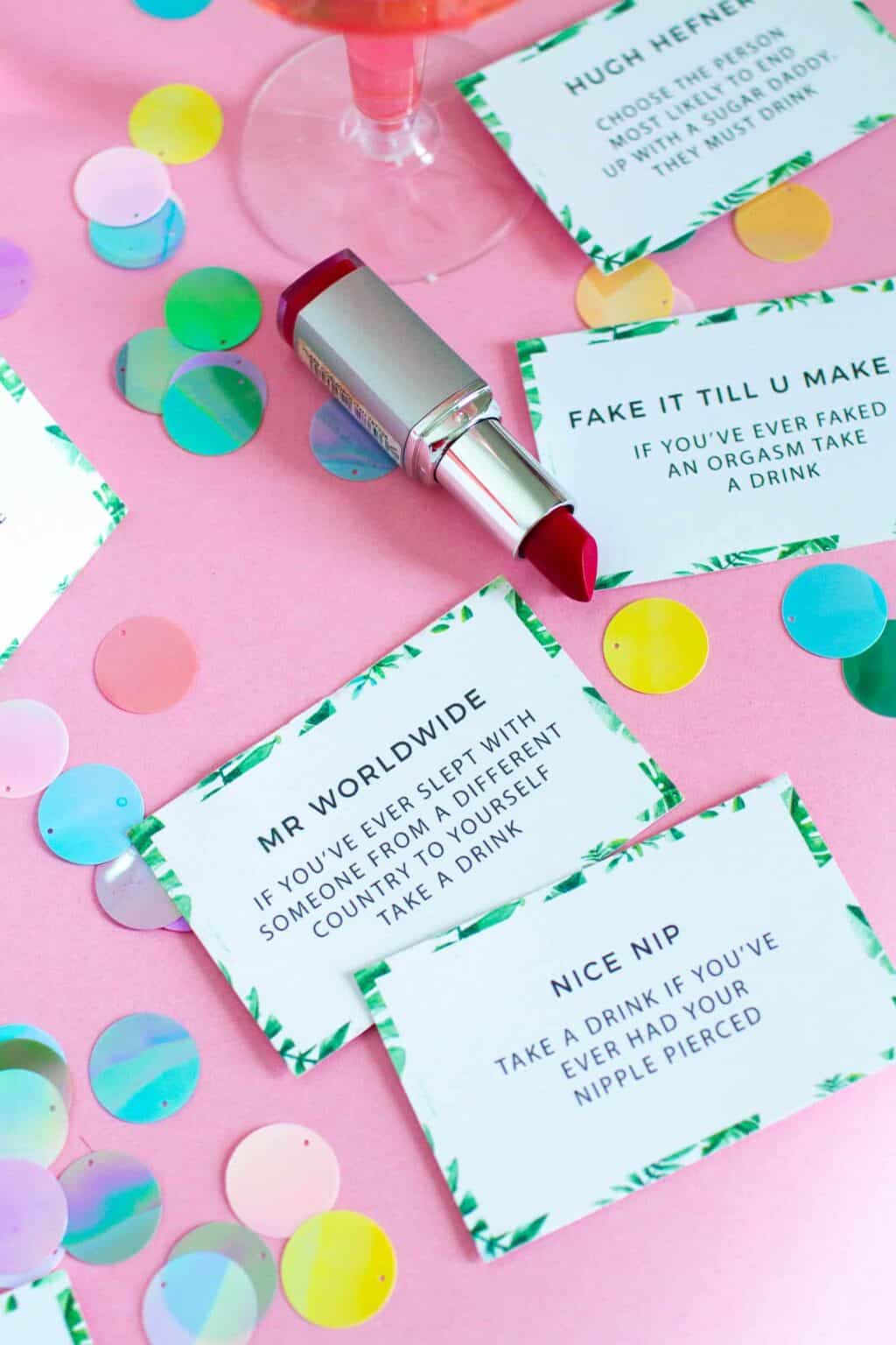 NEVER HAVE I EVER / DRINK IF PRINTABLE BACHELORETTE PARTY GAME ...