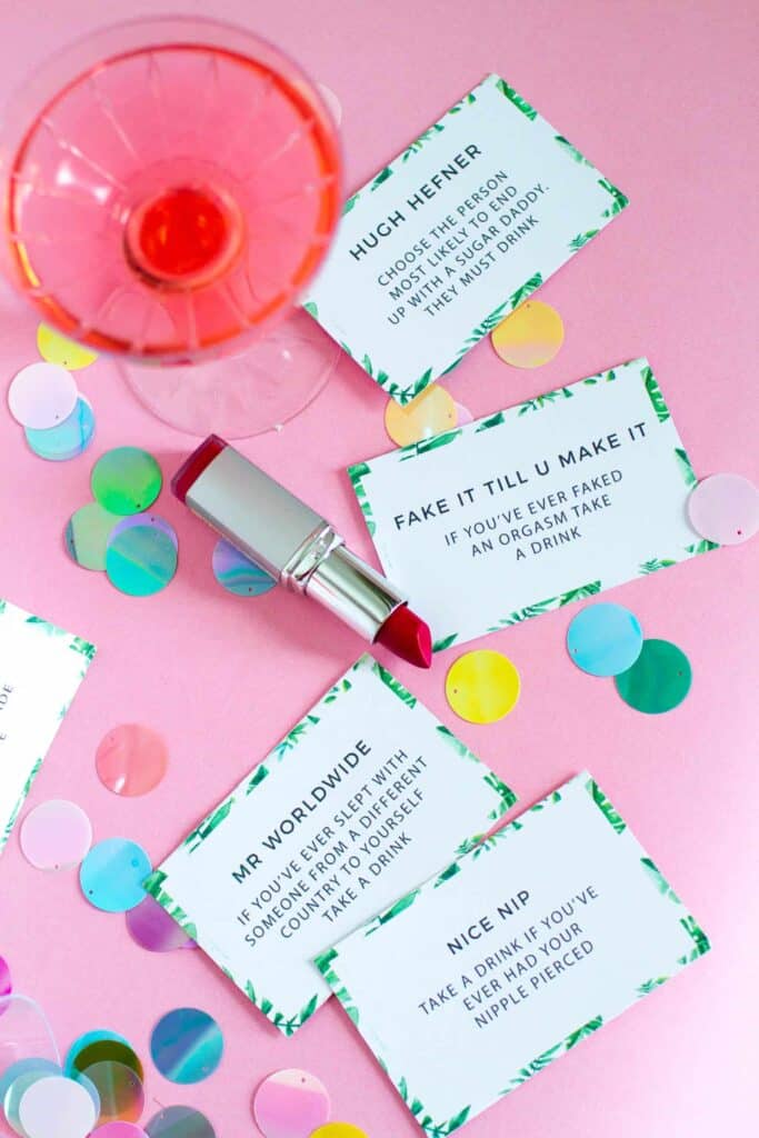 NEVER HAVE I EVER / DRINK IF PRINTABLE BACHELORETTE PARTY GAME ...