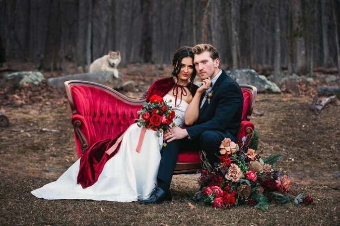 Red Riding Hood Inspired Styled shoot photo