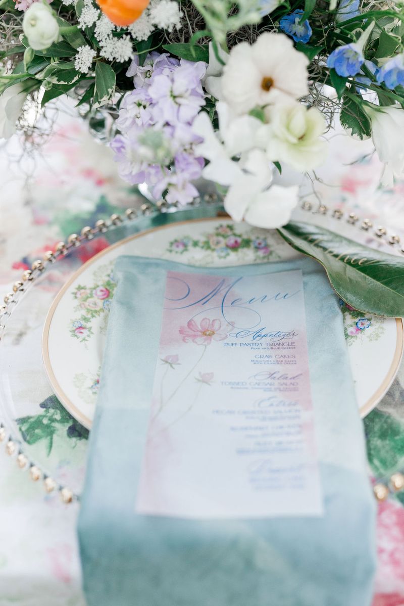floral styled shoot in south carolina
