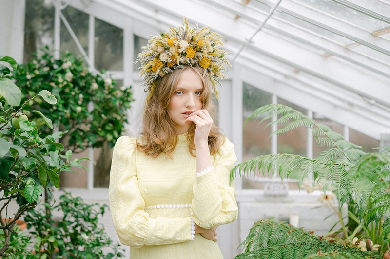 sustainable fashion English Garden Vintage Boho Bride