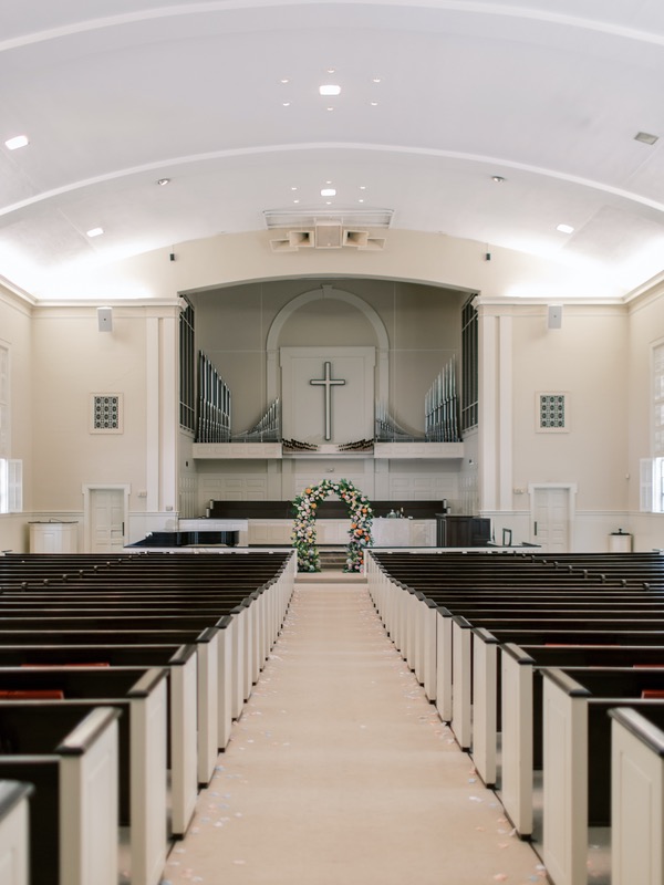 wedding photo shoot at Brown Chapel in LA