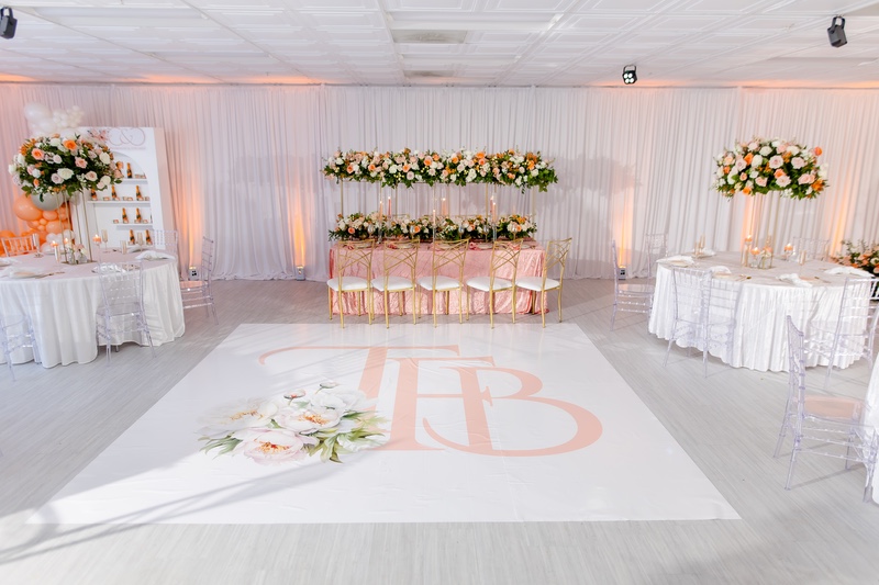 Peachy Styled Shoot at BB Event studios Bowie MD