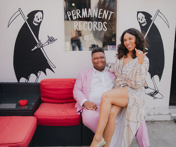 Micro Wedding at Permanent Records in LA