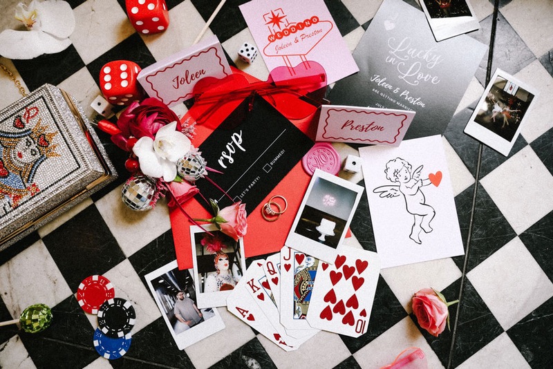 Vegas Inspired wedding styled Shoot