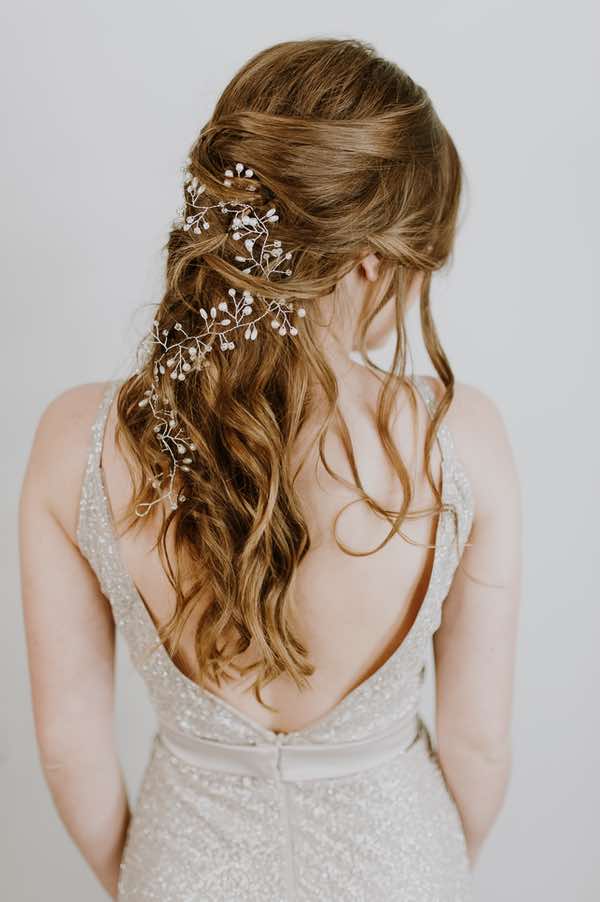 boho bridal hair