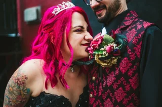 🖤✨Goth glam meets maximalist magic in this unapologetically bold wedding at Carnivale Chicago—and we are OBSESSED. 

The stunning photos by Westley Leon Studios @westleyleonstudios. We loved Liana’s jaw-dropping black and pink gown, the neon florals, coffin ring box (yes, really), and so much more… this wedding did NOT come to play. 🎭💋

📍 Hit the link in bio to see the full wedding + our favorite takeaways to steal for your own not-so-traditional "I do."

#gothicwedding #MaximalistBride #AltWedding #ChicagoWedding #CarnivaleChicago #BespokeBride #RealWeddings #WeddingPlanningTips #ColorfulWedding #NonTraditionalBride